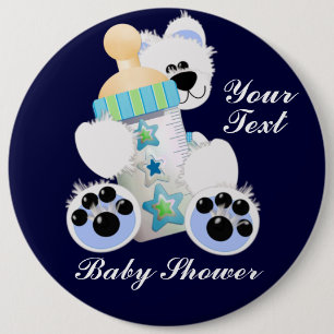 Badge Rond 15,2 Cm Bouton baby shower 3