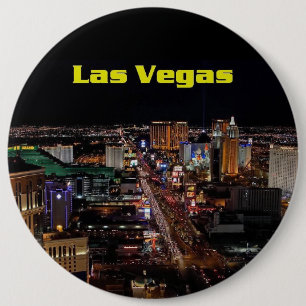 Badge Rond 15,2 Cm Bouton colossal de Las Vegas