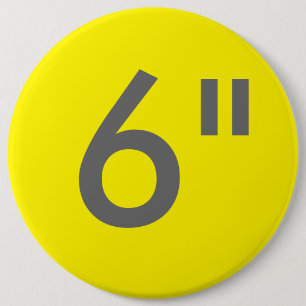 Badge Rond 15,2 Cm Bouton d'arrondi géant de 6 po sur impression pers