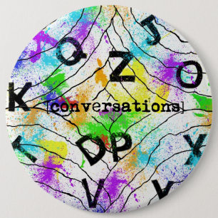 Badge Rond 15,2 Cm [bouton de conversations]