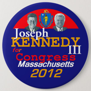 Badge Rond 15,2 Cm Bouton de Joe KENNEDY 6in