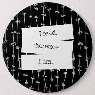 Badge Rond 15,2 Cm Bouton de la devise du rat de bibliothèque