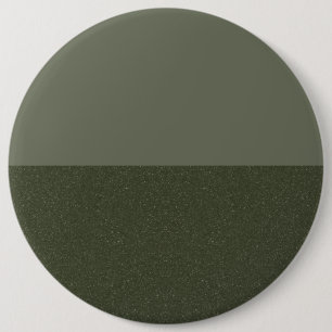 Badge Rond 15,2 Cm Bouton de Parties scintillant vert mousse à deux t