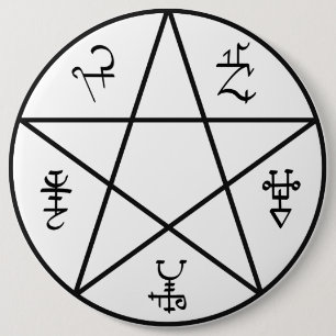 Badge Rond 15,2 Cm Bouton de piège de démon