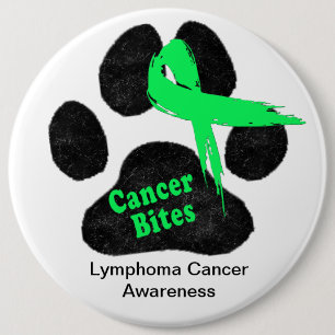 Badge Rond 15,2 Cm Bouton de sensibilisation au cancer du lymphome ch