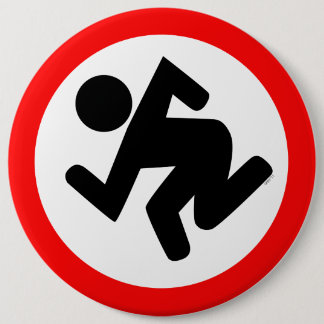 Badge Rond 15,2 Cm Bouton de Ska