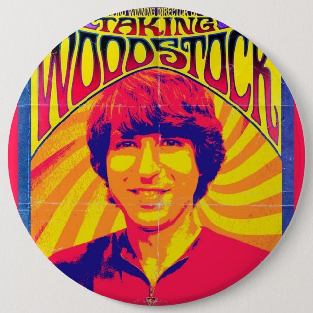 Badge Rond 15,2 Cm Bouton de TakingWoodstock (Devant)