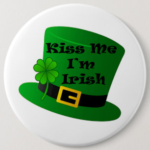 Badge Rond 15,2 Cm Bouton du jour de St Patrick