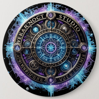 Badge Rond 15,2 Cm Bouton du logo magique Arcane