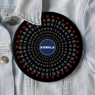 Badge Rond 15,2 Cm Bouton Échos de changement de KAMALA HARRIS