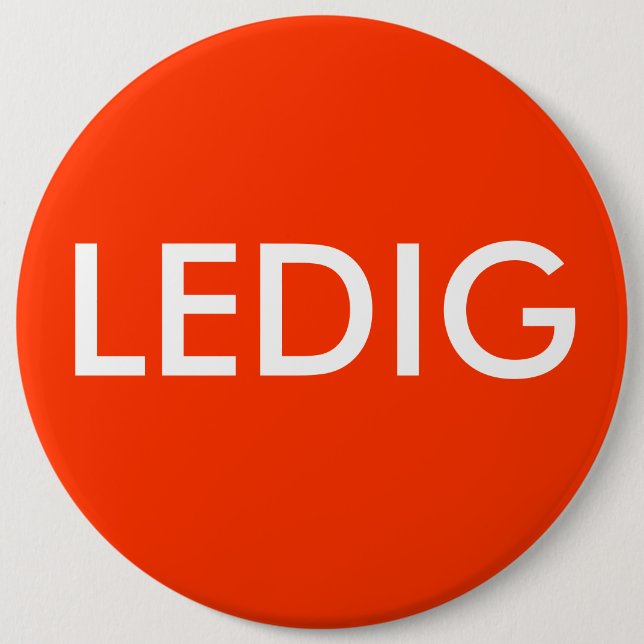 Badge Rond 15,2 Cm Bouton facile (version d'IKEA) (Devant)