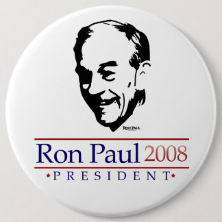 Badge Rond 15,2 Cm Bouton gigantesque de portrait de Ron Paul