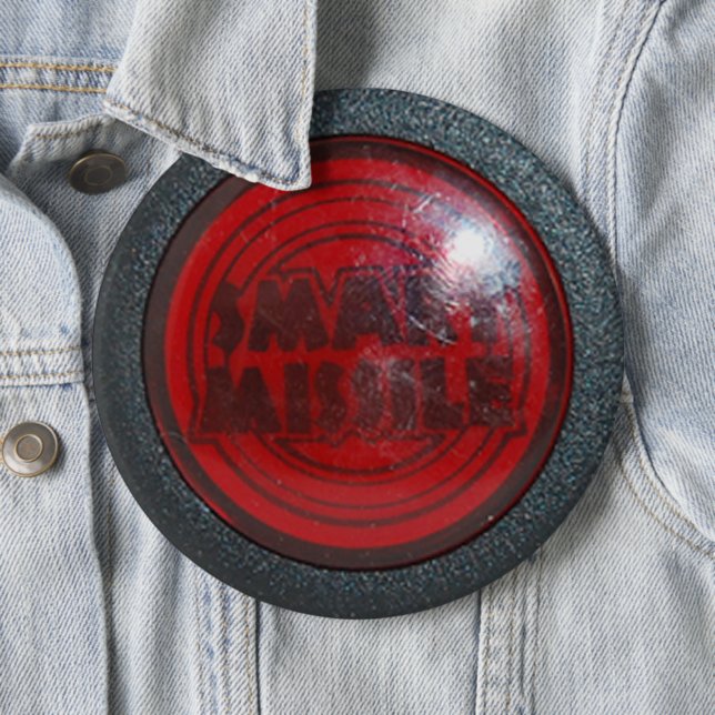 Badge Rond 15,2 Cm Bouton intelligent de missile (En situation)