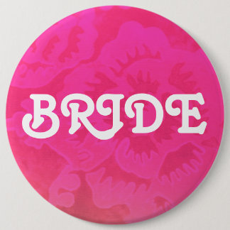 Badge Rond 15,2 Cm Bouton nuptiale de partie