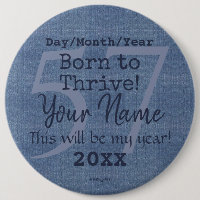 Bouton personnalisable Denim Look HAMbyWG