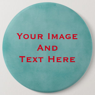 Badge Rond 15,2 Cm Bouton personnalisé Image et texte