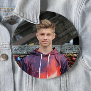 Badge Rond 15,2 Cm Bouton photo personnalisé