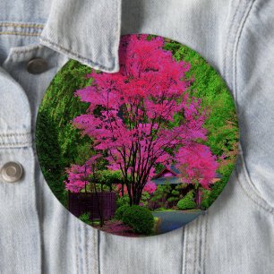 Badge Rond 15,2 Cm Bouton Pinback de l'arbre psychédélique