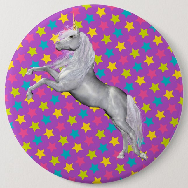 Badge Rond 15,2 Cm Bouton rond (Devant)