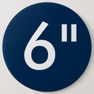 Badge Rond 15,2 Cm Bouton rond colossal personnalisé 6 pouces Modèl