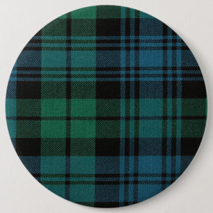 Badge Rond 15,2 Cm Bouton rond Tartan Fabric