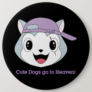 Badge Rond 15,2 Cm Bouton supérieur de Dog™