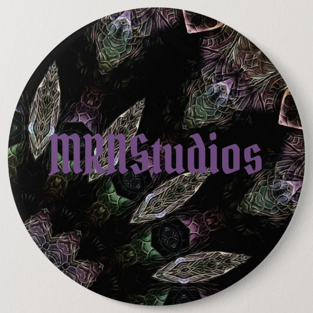 Badge Rond 15,2 Cm Bouton Theo (Devant)