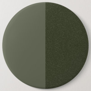Badge Rond 15,2 Cm Bouton vert demi-parties scintillant et mousse - p