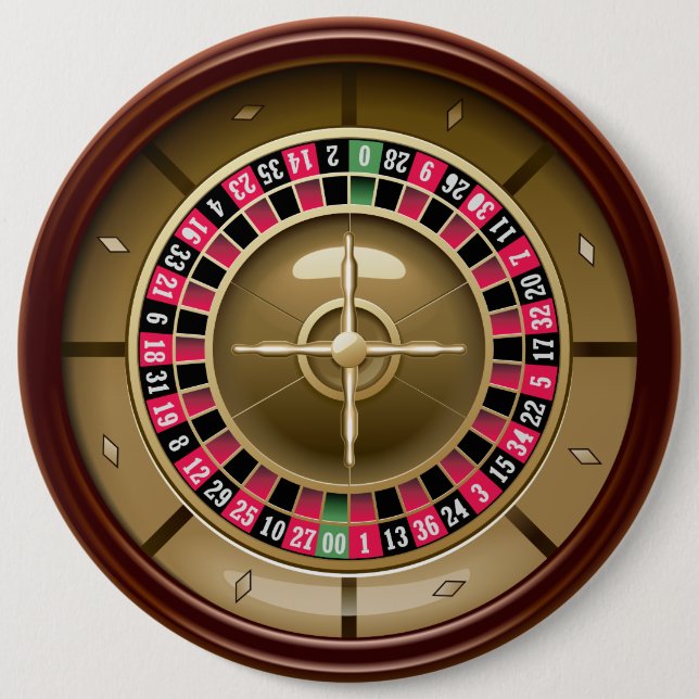 Badge Rond 15,2 Cm Boutons de rotation 2 (Devant)