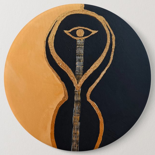 Badge Rond 15,2 Cm Boutons de Vision Intérieure (Devant)