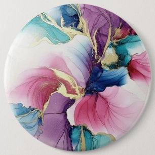 Badge Rond 15,2 Cm Boutons élégants - Élevez votre mode et artisanat
