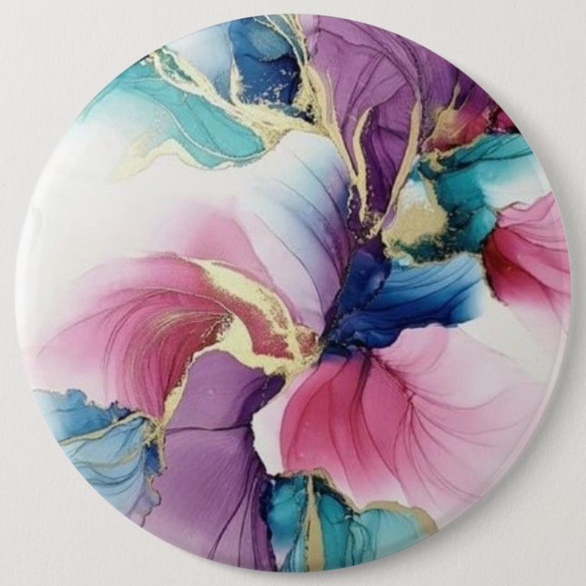 Badge Rond 15,2 Cm Boutons élégants - Élevez votre mode et artisanat (Devant)