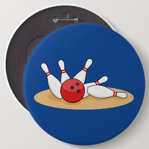 Badge Rond 15,2 Cm Bowling Ball Stritles