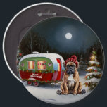 Badge Rond 15,2 Cm Boxe d'hiver Caravan Christmas Adventure<br><div class="desc">Laissez-vous tenter par la magie d'une nuit d'hiver enneigée alors qu'une caravane glisse gracieusement à travers le paysage illuminé par la lune. La beauté sereine de la neige scintillante et l'éclat enchanteur de la lune créent une scène captivante, promettant une aventure de Noël inoubliable remplie de chaleur, de joie et...</div>
