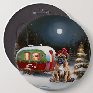 Badge Rond 15,2 Cm Boxe d'hiver Caravan Christmas Adventure