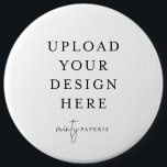Badge Rond 15,2 Cm Broche à boutons 6" - extra large<br><div class="desc">Customisez la conception de votre broche à bouton dans Templett. Une fois la modification terminée,  téléchargez votre fichier dans un format JPG (n'oubliez pas d'activer l'option de fond perdu). Téléchargez votre design ici en cliquant sur le bouton bleu "Personnaliser".</div>