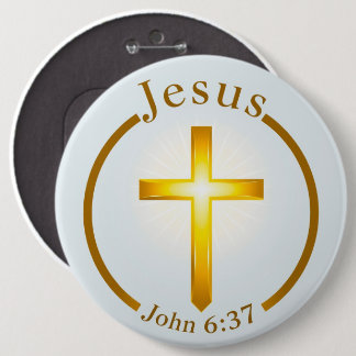 Badge Rond 15,2 Cm Broche du bouton Jésus