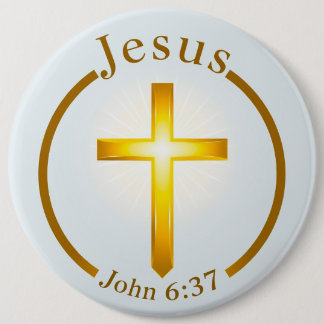 Badge Rond 15,2 Cm Broche du bouton Jésus