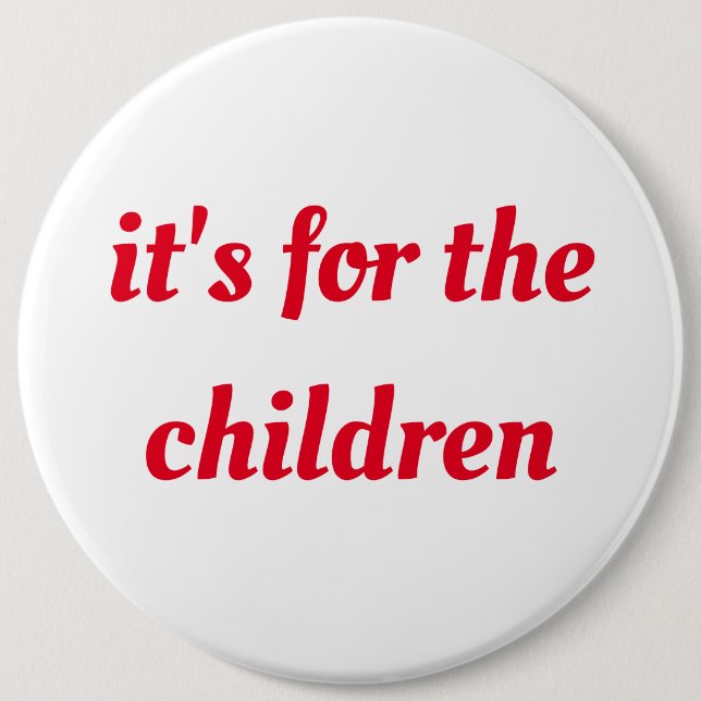 Badge Rond 15,2 Cm Button (Devant)