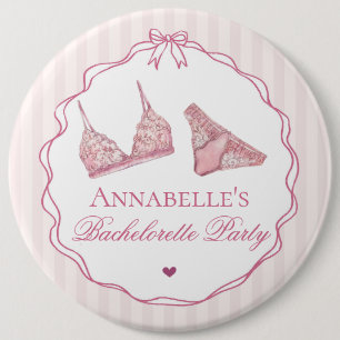 Badge Rond 15,2 Cm Cadeau de fête de Bachelorette sous la douche ling