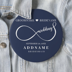 Badge Rond 15,2 Cm Cadeau de mariage personnalisé à l'infini