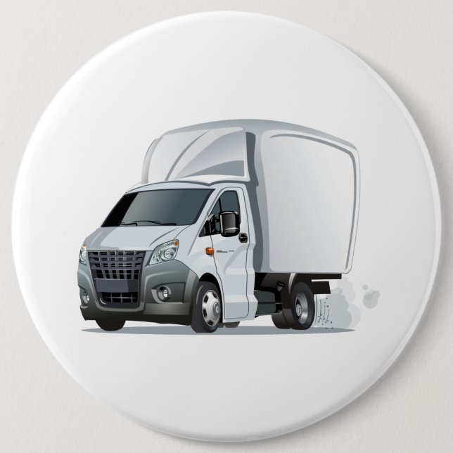 Badge Rond 15,2 Cm Camion de dessin (Devant)