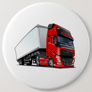 Badge Rond 15,2 Cm Camion de dessin