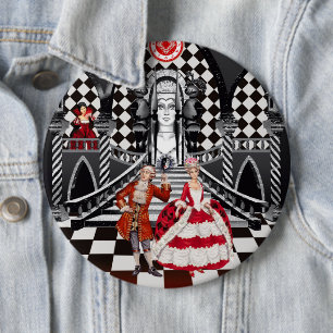 Badge Rond 15,2 Cm Carnaval dans un pays magique