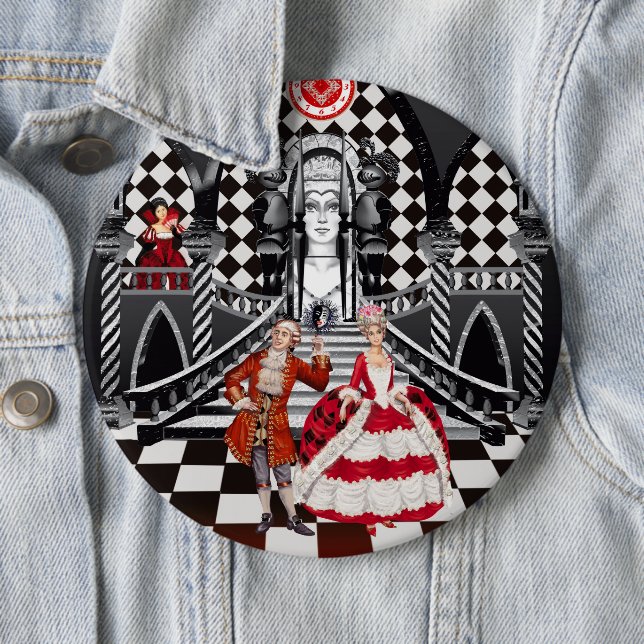 Badge Rond 15,2 Cm Carnaval dans un pays magique (En situation)