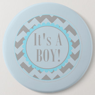 Badge Rond 15,2 Cm C'est un garçon