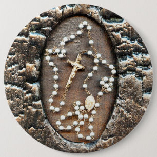Badge Rond 15,2 Cm Chapelet