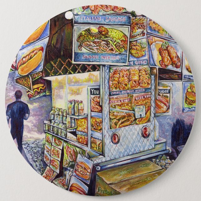 Badge Rond 15,2 Cm Charge de travail artistique extraordinaire (Devant)