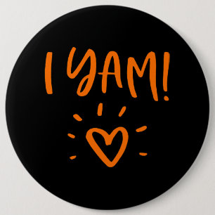 Badge Rond 15,2 Cm Chaussures Ma Pomme De Terre Douce Je Yam Joue Cou