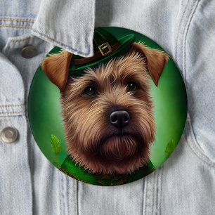 Badge Rond 15,2 Cm Chesapeake Bay Terrier en tenue de jour St. Patric